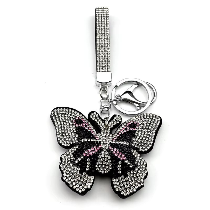 AFAWA Schlüsselanhänger Schmetterling, Edelstahl, Silber, Damen Herren - Bild 3