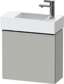 Duravit Waschtischunterschrank D-Neo in Grau Matt, Wandhängend, 1 Tür, B/T/H: 48,4 x 22,2 x 44,0 cm - Bild 1