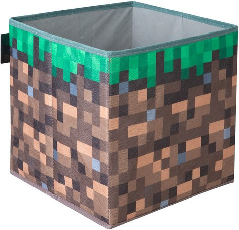 PHOENIX Minecraft Aufbewahrungsboxen 2er Set, Grasblock und TNT Design, bunt, B/T/H: 27 x 27 x 27 cm - Bild 1