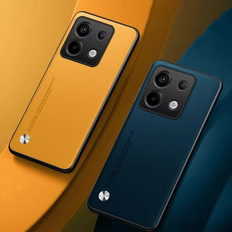 Luxus PU Leder Handyhülle für Xiaomi Redmi Note 13 Pro 5G und POCO X6 in Schwarz - Bild 1