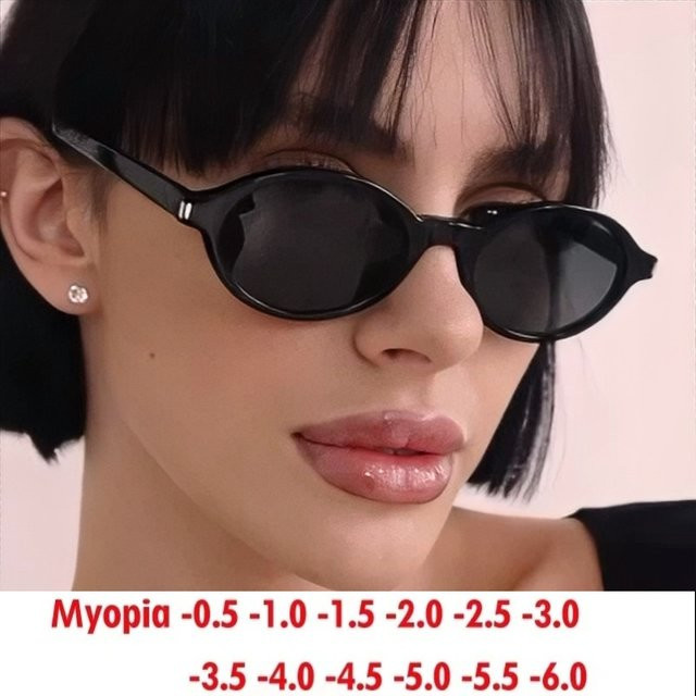 OLOEY Sonnenbrille, oval, Vollrand, Kunststoff, black - Bild 1