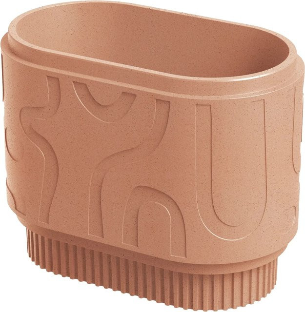 Prosperplast Blumentopf Folka Round Case in Terrakotta, B/T/H: 58 x 34 x 46 cm - Bild 1