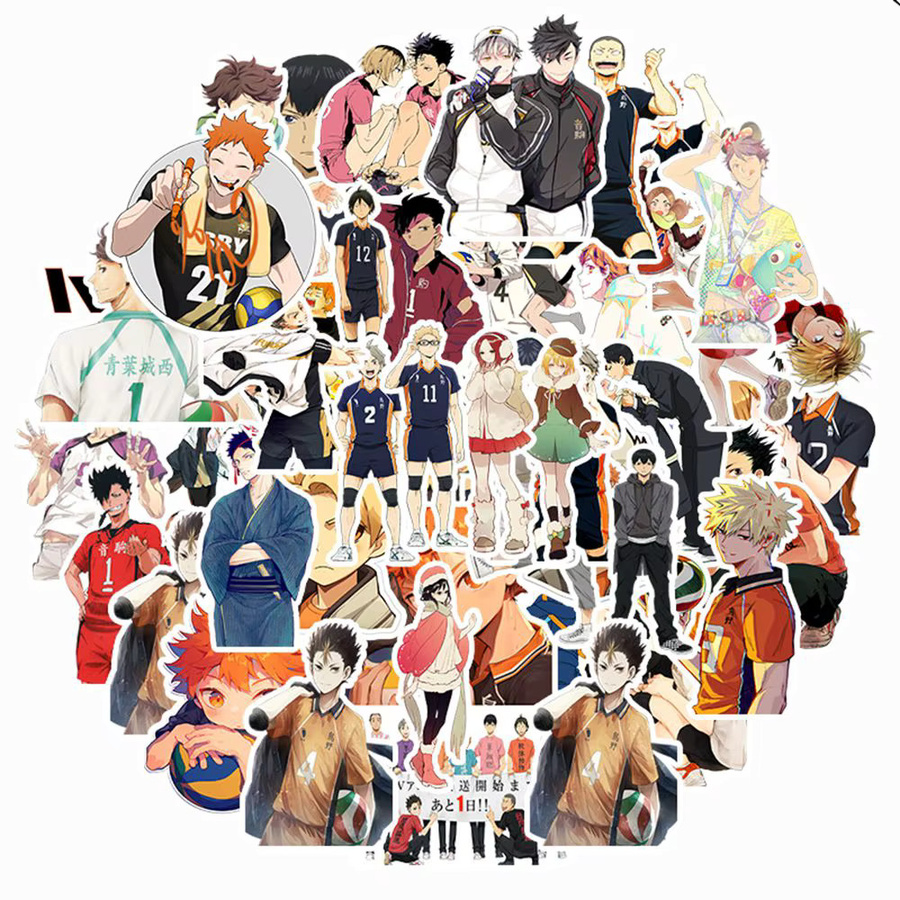Bandai Haikyuu Anime-Aufkleber, Charaktermodell, 1-teiliges Set - Bild 2