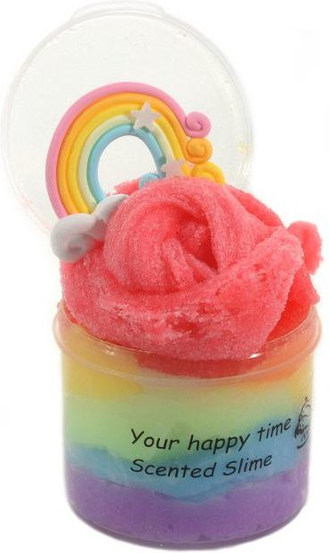 Super Six Regenbogen Schleim Schlamm Set Kinderspielknete 3–6 Jahre - Bild 1