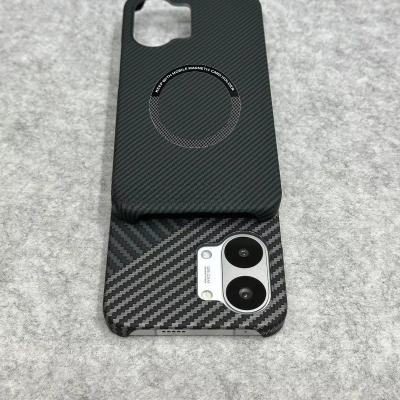 Xiaomi Handyhülle mit Carbonfaser-Muster für POCO X8 Pro Max F8 Ultra F7 Pro Turbo 5 Max, magnetisch, schlank und stoßfest, Schwarz - Bild 2