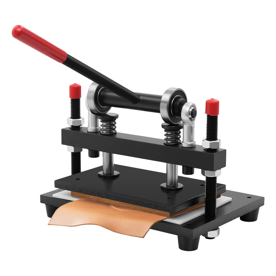 Manuelle Lederschneidemaschine für Leder und Stoff in Schwarz aus Metall mit einer Verarbeitungskapazität von bis zu 100 mm Dicke - Bild 4