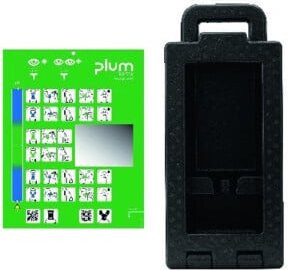 Plum Augenspülwandbox IBOX in Schwarz aus Kunststoff - Bild 1
