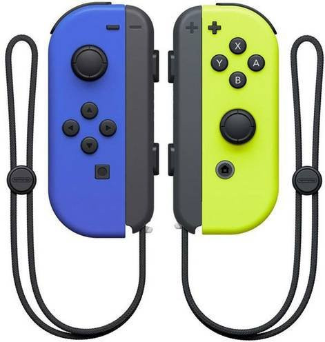 Nintendo Switch Joy-Con 2er-Set Controller in Blau und Neongelb - Bild 1