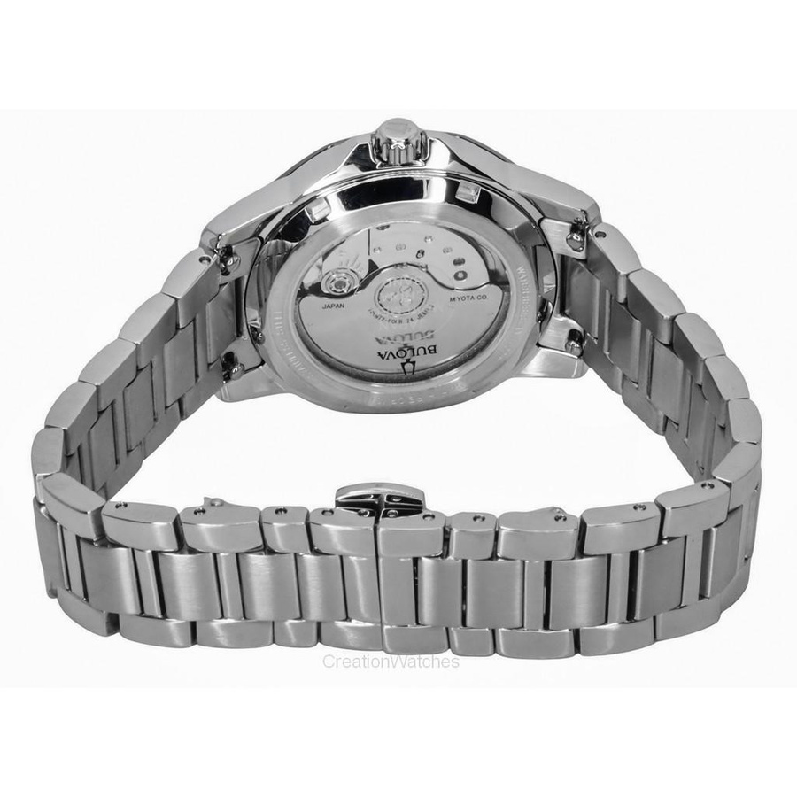 Bulova Damenuhr Marine Star, Automatik, Edelstahl, blau, 35 mm, 10 ATM - Bild 2