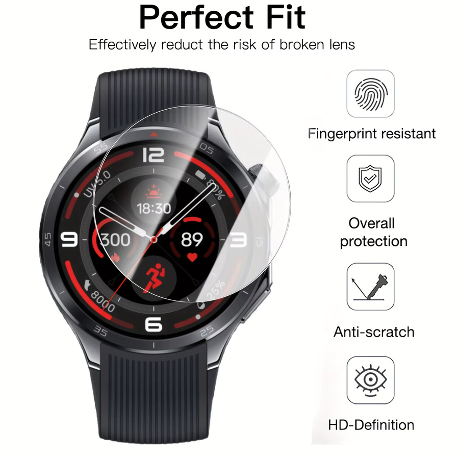 Oneplus Displayschutzfolie Glas, 5 Stück, für Watch 3 - Bild 2