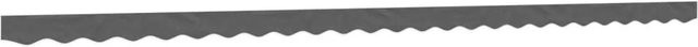 vidaXL Markisenvolant aus Polyester, Anthrazit Gestreift, Breite: 6 m - Bild 1