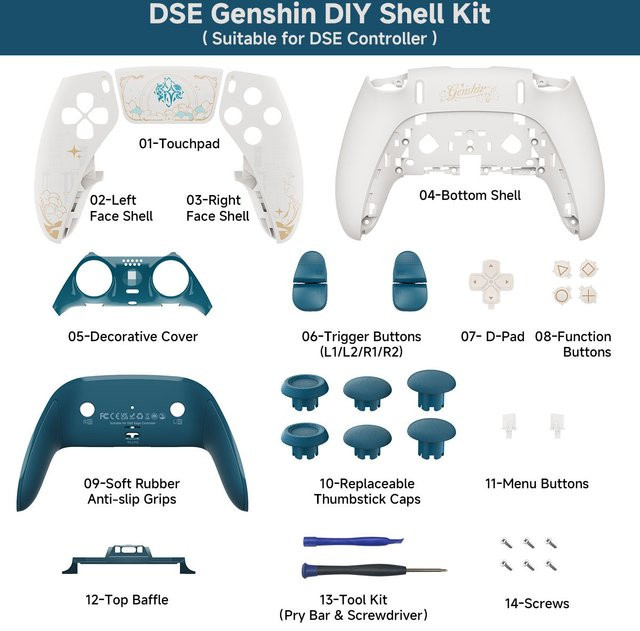 KD.FLY Gehäusezubehör für DSE Elite Controller mit neuem Designmuster - Bild 1