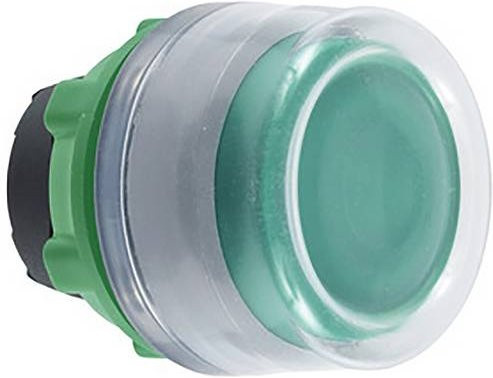 Schneider Electric ZB5AW533C0 Drucktaster-Frontelement aus Kunststoff in Grün und Grau - Bild 1