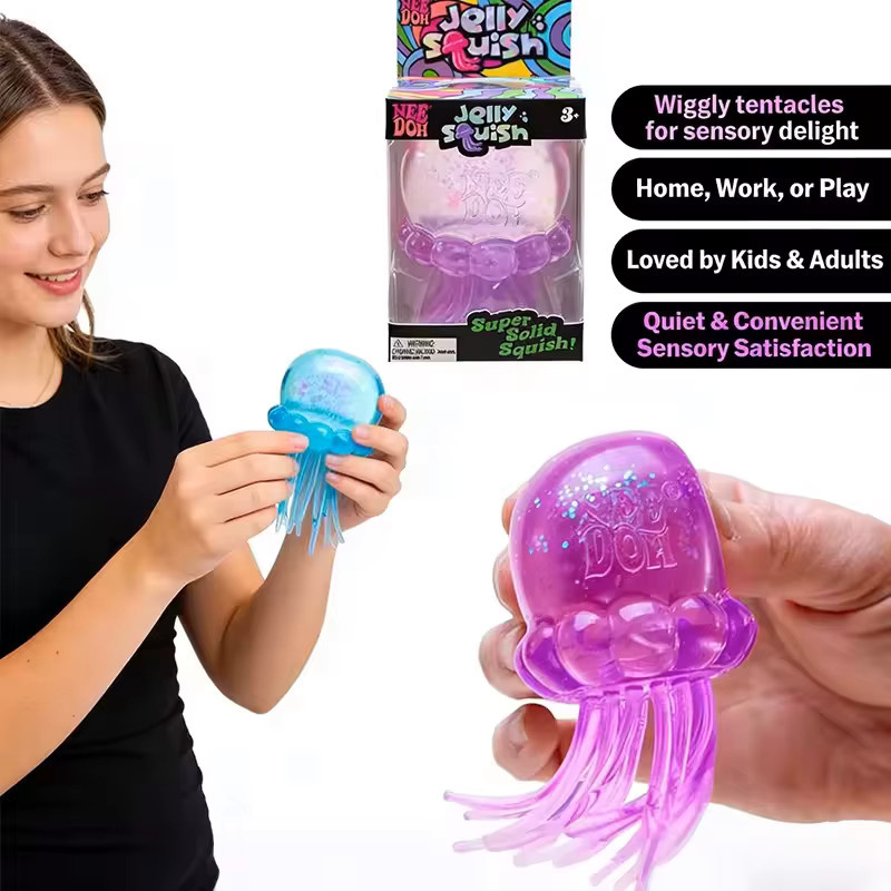 Bandai Nee Doh Quallen-Quetschspielzeug, sensorisches Wasser-Quetschspielzeug - Bild 2