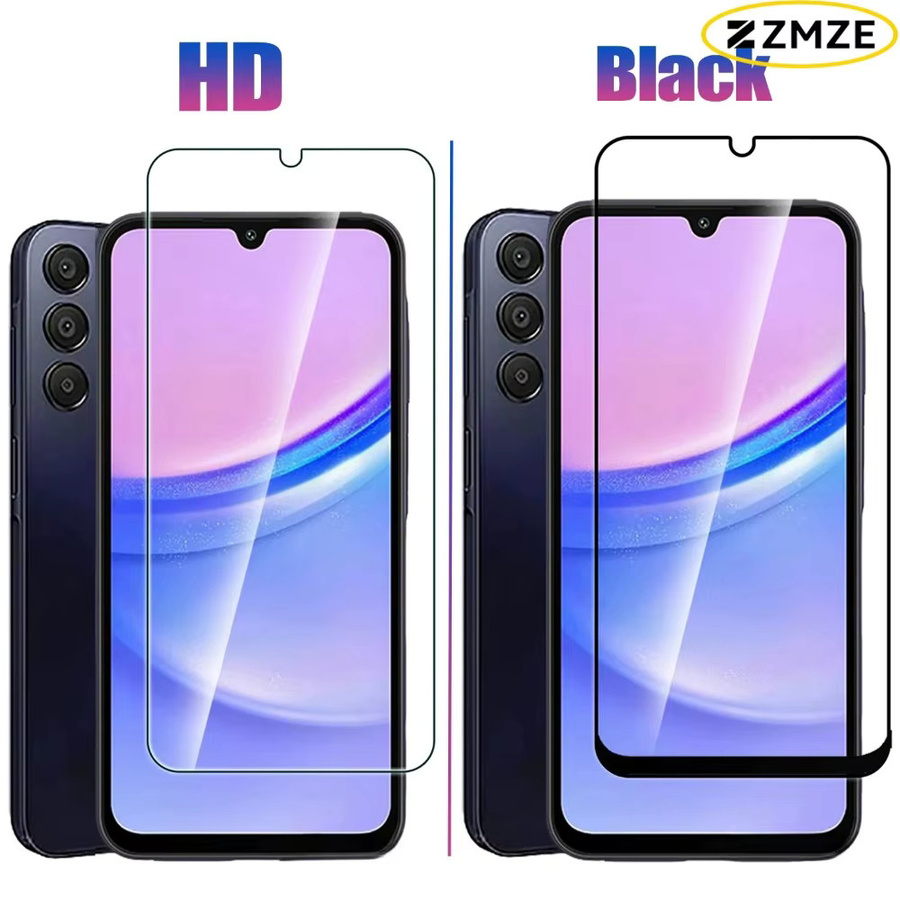 3er-Pack Displayschutz aus gehärtetem Glas für Samsung A05 A54 A71 A35 A55 A26 A90, transparent und kratzfest - Bild 2