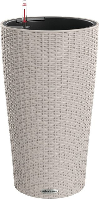 Lechuza Pflanzsäule Cilindro Cottage Sandbraun Ø 32 cm mit Erdbewässerungssystem - Bild 1