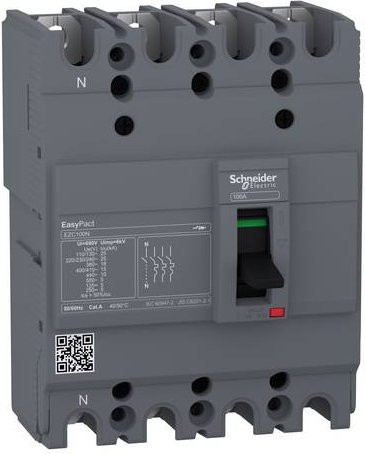 Schneider Electric EZC100N4080 MCB Leistungsschalter grau - Bild 1