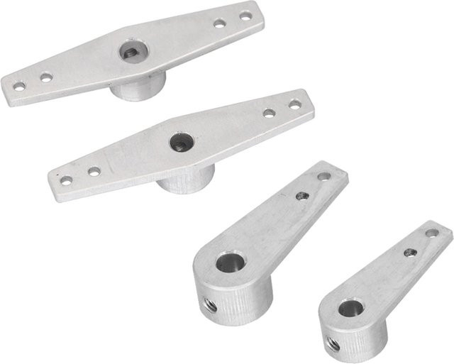 MOTIVE-RC Servo Arm Metall CNC Ruder Kipphebel, Grau, Zubehör - Bild 1
