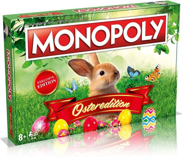 Winning Moves Monopoly Ostern Brettspiel ab 8 Jahren - Bild 1