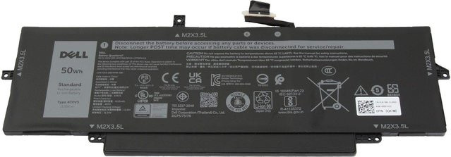 Dell 47XV3 Notebook-Akku 50 Wh Lithium-Ion in Schwarz für Latitude 9330 und 9330 2-in-1 - Bild 1