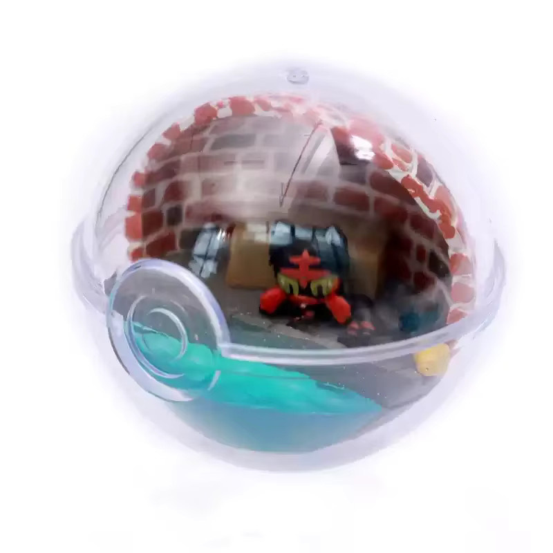 Re-Ment Pokémon Terrarium Collection EX, Einzelfigur, Pikachu Bewear Alolan Vulpix Litten Mimikyu - Bild 3