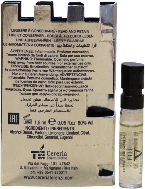 V Canto Fili Extrait De Parfum, 1,5 ml, Unisex - Bild 1
