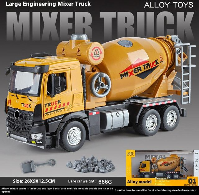 Linyi toy car Kran-Ingenieurfahrzeuge, 1:18 Maßstab, Metall, ab 14 Jahren - Bild 1