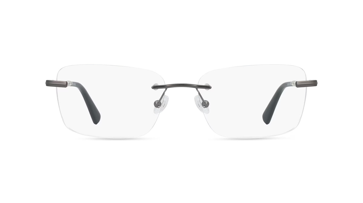 Gant GA50105 Korrektionsbrille, Herren, randlos, eckig, Metall, grau - Bild 1