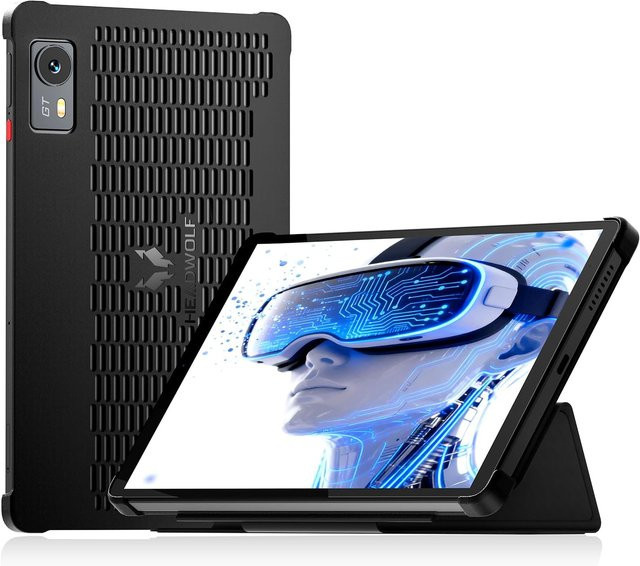Headwolf Titan 1 Tablet-Hülle in Schwarz mit magnetischer Befestigung und wärmeableitender Schutzhülle - Bild 1