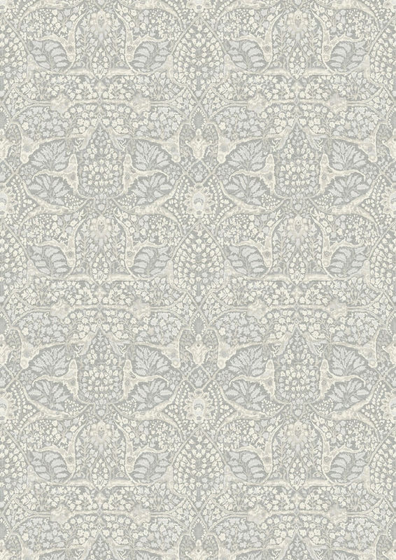 Lewis & Wood Tapete Alhambra 50 Sea Breeze in Grau mit floralem und orientalischem Design - Bild 2