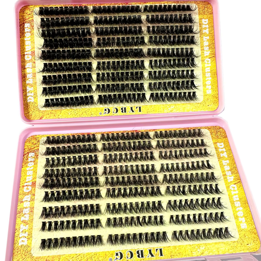 LYBCG Wimpern Cluster Mix, 540 Stück, Black, Unisex - Bild 3