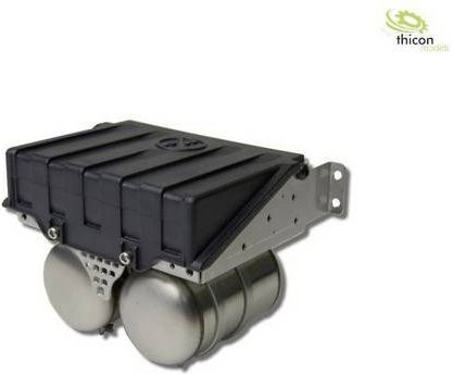 Thicon Models 50112 Batteriekasten aus Edelstahl im Maßstab 1:14 - Bild 1