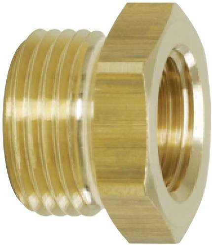 KS Tools Messing-Reduziernippel in Gold, G1/2 Zoll Außengewinde x G3/8 Zoll Innengewinde - Bild 1