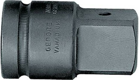 Gedore Kraftschrauber-Vergrößerungsstück KB 2137 aus Sonderstahl, Farbe Anthrazit, Antrieb 1 Zoll auf Abtrieb 1 1/2 Zoll - Bild 2