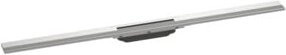 Hansgrohe RainDrain Flex Duschrinne als Fertigset in Silber mit ES Optik, Breite: 100 cm - Bild 1
