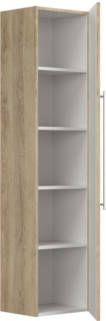 Posseik Bad-Hochschrank Homeline in Eiche hell, Wandmontage, B/T/H: 35 x 30 x 150 cm - Bild 1