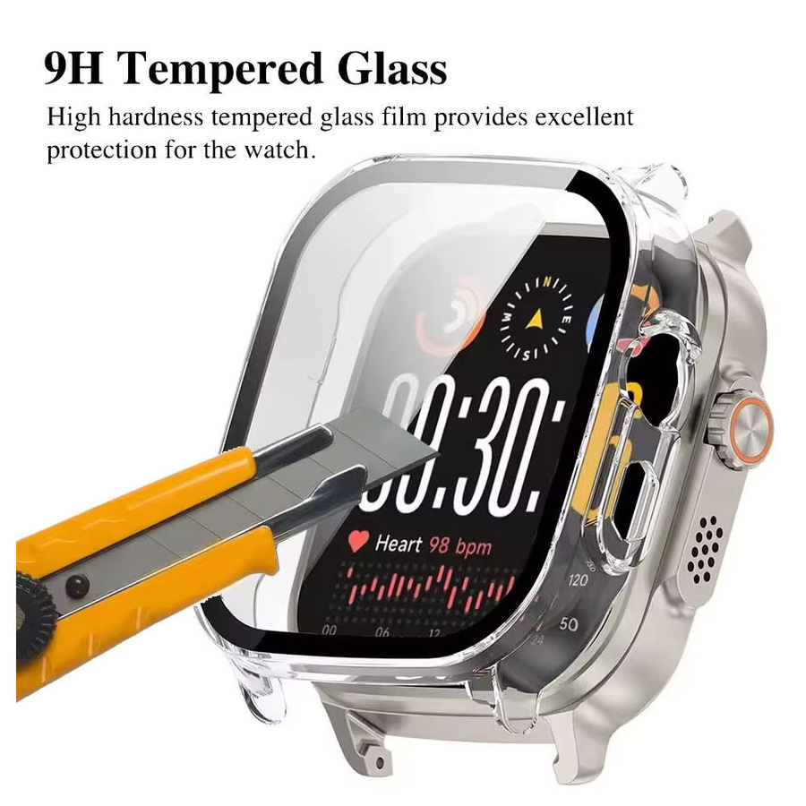 Realme Watch 5 Schutzset mit atmungsaktivem Silikonarmband und Schutzhülle aus gehärtetem Glas - Bild 2