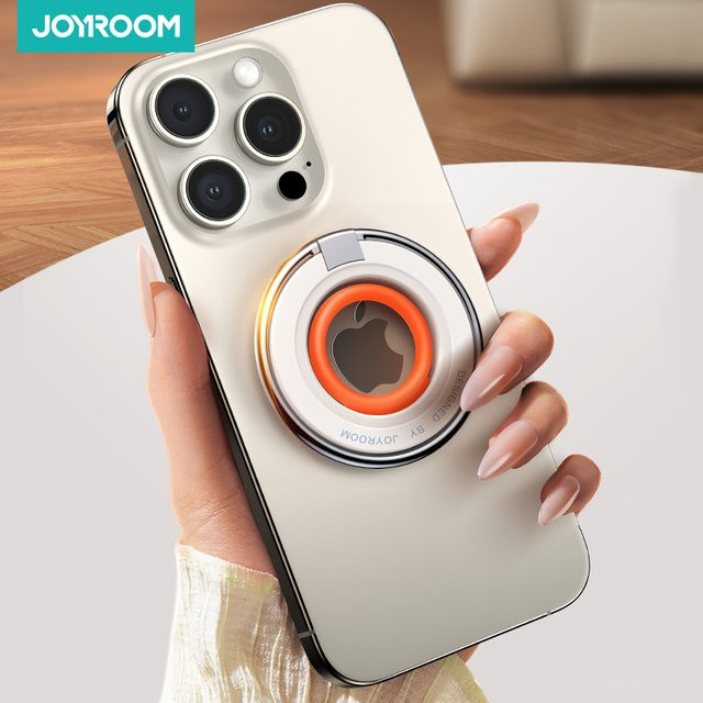 Joyroom Magnetischer Ring-Handyhalter aus Silikon in Bunt und Weiß für iPhone, Samsung und Huawei - Bild 1