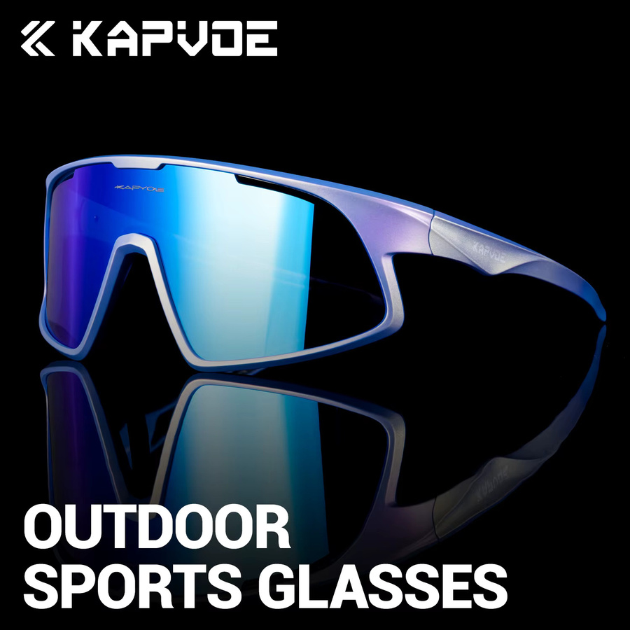 KAPVOE Sportsonnenbrille, Unisex, blau - Bild 1