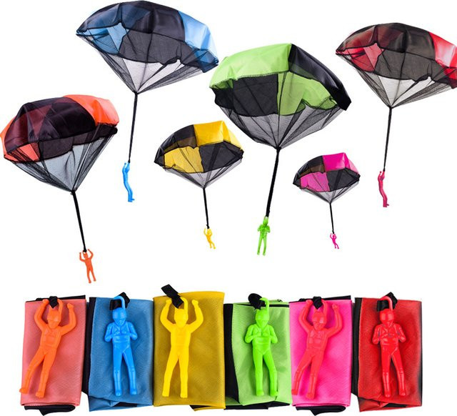 Hand Throwing Parachute Outdoor Funny Toys mit Mini Soldier Toys, 1-teiliges Set - Bild 1