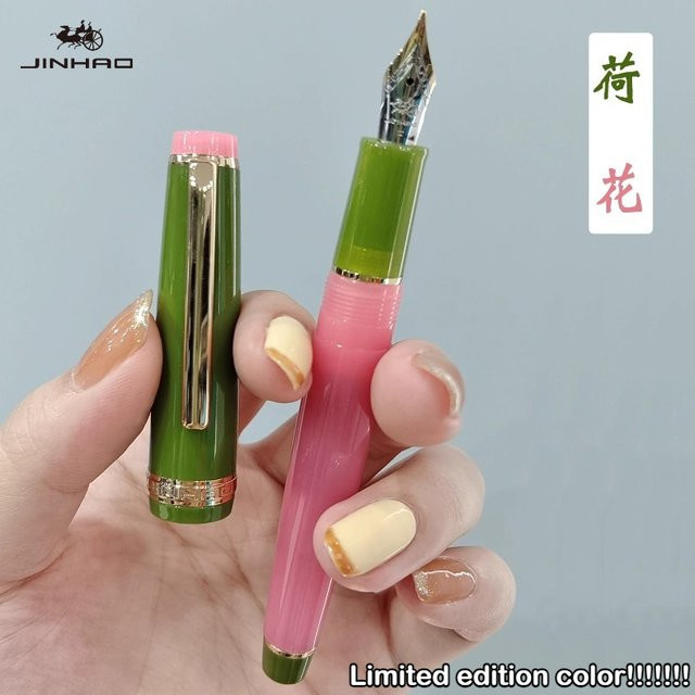 JINHAO 82 Füllfederhalter aus Acryl in Macaron-Farben mit gebogener Feder für Büro und Schule - Bild 1