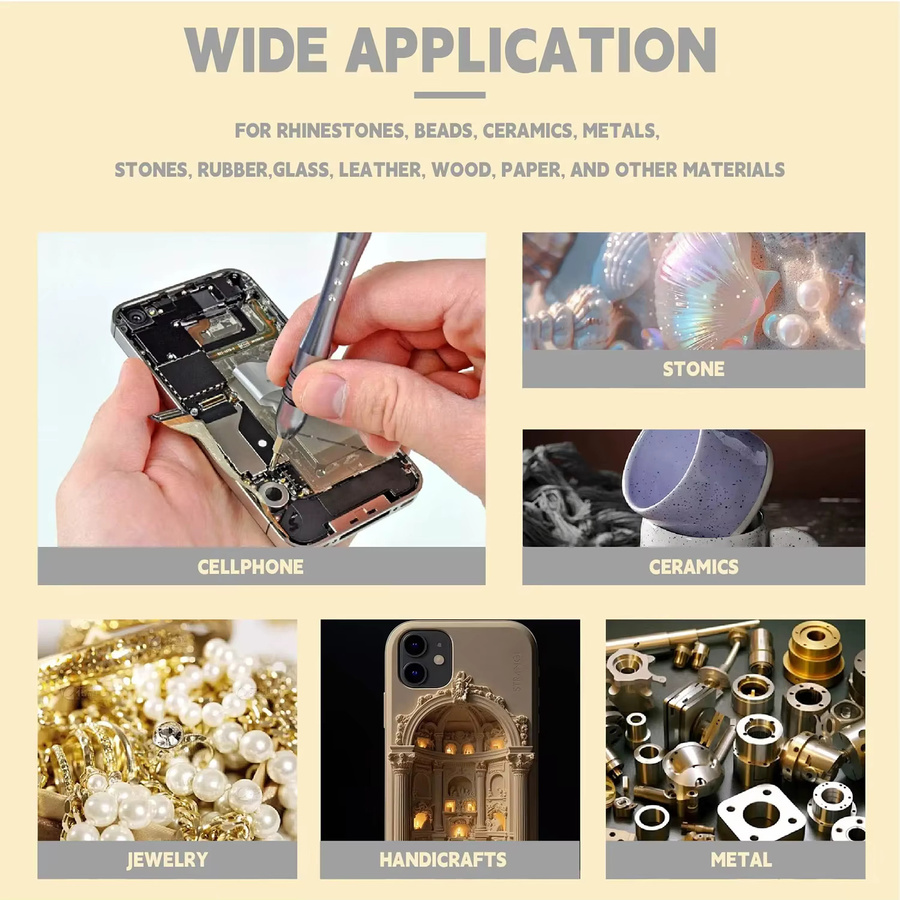 LOOLIFL B7000 Industriekleber transparent für Mobiltelefon-Reparaturen und Heimwerkerarbeiten - Bild 3