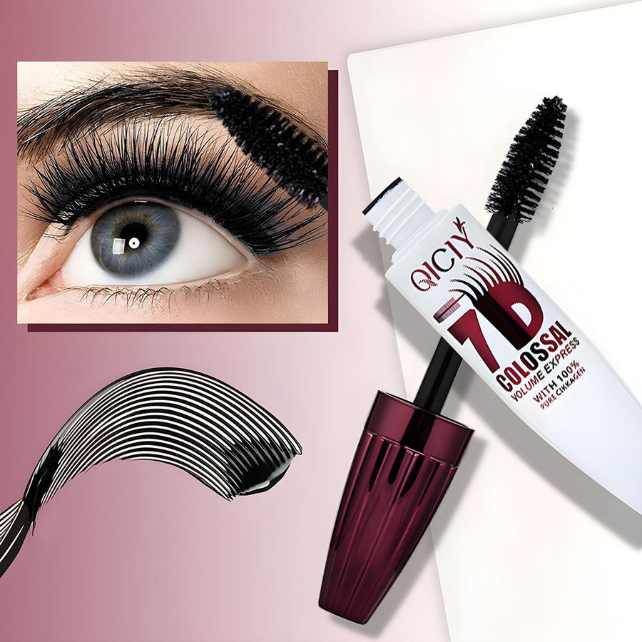 MMILE 7D Volumizing Mascara Super Black, wasserfest, Schwarz - Bild 2