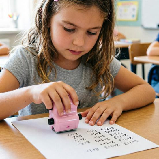 Vela 4-in-1 Mathe-Rollstempel-Set Übungswerkzeug - Bild 1