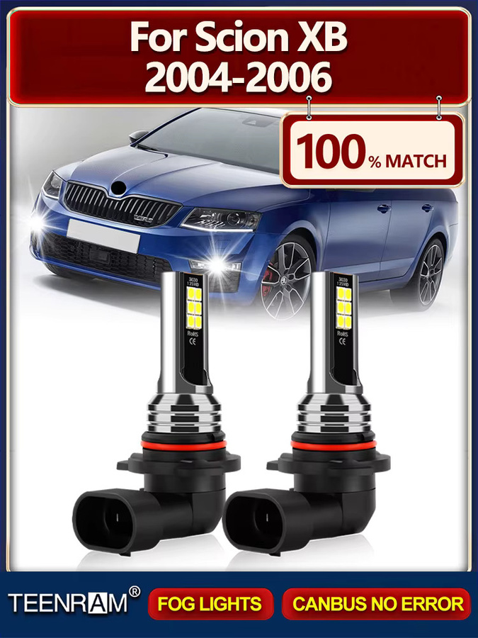 TEENRAM 9006 HB4 Canbus LED Autolichter 60W, 20000LM Nebellampen in Weiß, 6000K, Plug und Play für Scion XB 2004 2005 2006 - Bild 7