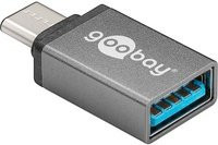 Goobay USB-C auf USB-A Adapter USB 3.2 Gen 1 in Grau - Bild 1