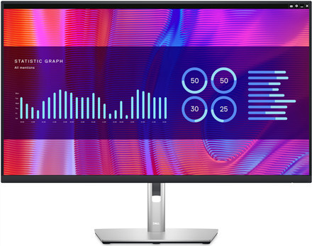 Dell P3223DE P Series Monitor mit 31,5 Zoll Quad HD IPS Display, USB-C, Schwarz-Silber - Bild 1