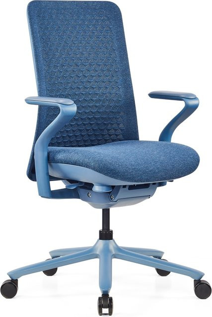 hjh OFFICE High End Bürostuhl VERVIO mit Armlehnen aus Stoff und Netzstoff - Bild 1