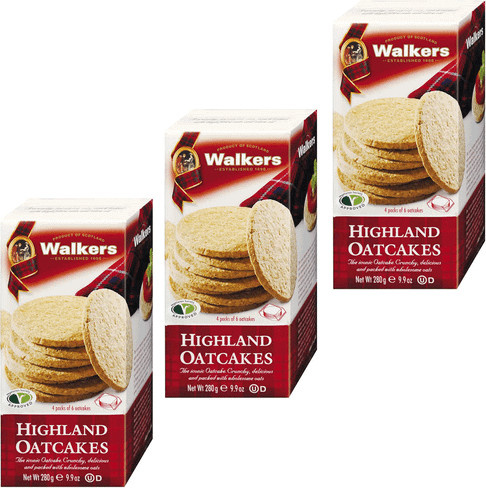 Walker's Highland Oatcakes 3 x 186,67 g - Bild 1