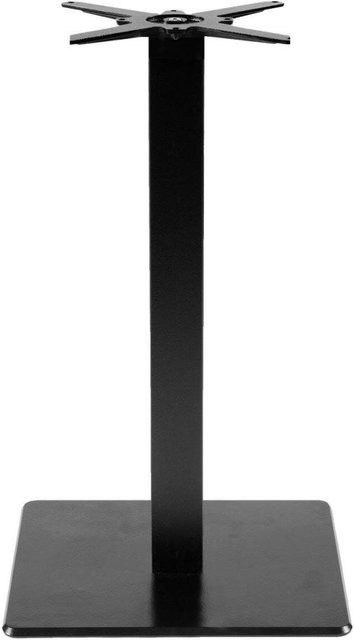 RestooTab Tischsäule Modell Milan in Schwarz, Metall, B/T/H: 40 x 40 x 73 cm - Bild 1